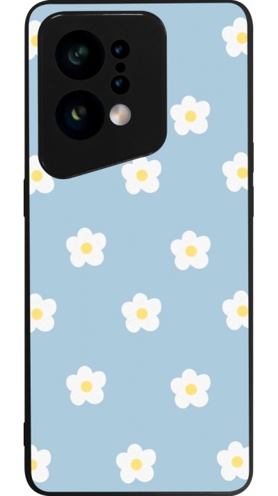 Coque OPPO Find X5 - Silicone rigide noir Easter 2024 daisy flower