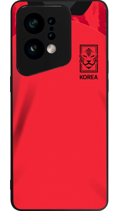 OPPO Find X5 Case Hülle - Silikon schwarz Südkorea 2022 personalisierbares Fussballtrikot