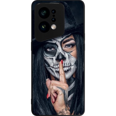 Coque OPPO Find X5 - Silicone rigide noir Halloween 18 19