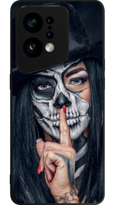 Coque OPPO Find X5 - Silicone rigide noir Halloween 18 19