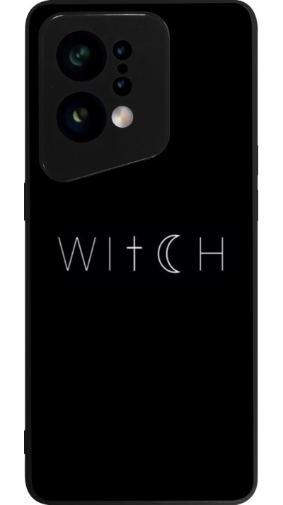 Coque OPPO Find X5 - Silicone rigide noir Halloween 22 witch word