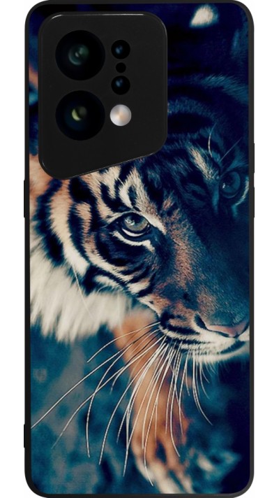 Coque OPPO Find X5 - Silicone rigide noir Incredible Lion