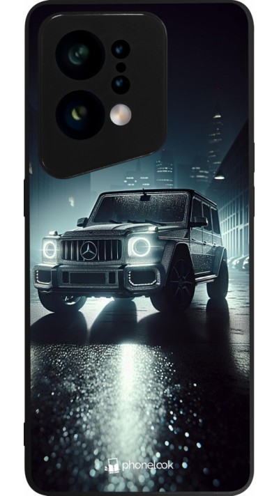 Coque OPPO Find X5 - Silicone rigide noir Mercedes G AMG Night