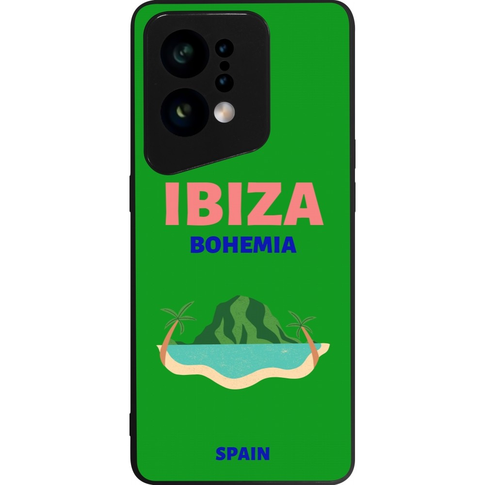 Coque OPPO Find X5 - Silicone rigide noir Pop Summer Destination Ibiza