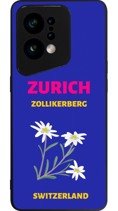 Coque OPPO Find X5 - Silicone rigide noir Pop Summer Destination Zurich