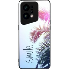 Coque OPPO Find X5 - Silicone rigide noir Smile 05