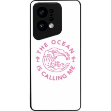 Coque OPPO Find X5 - Silicone rigide noir The Ocean is calling me