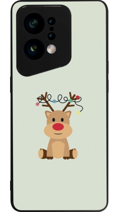 Coque OPPO Find X5 - Silicone rigide noir Christmas 22 baby reindeer