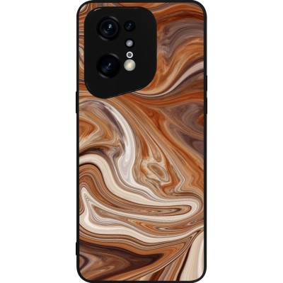 Coque OPPO Find X5 Pro - Silicone rigide noir Autumn 2024 marbe