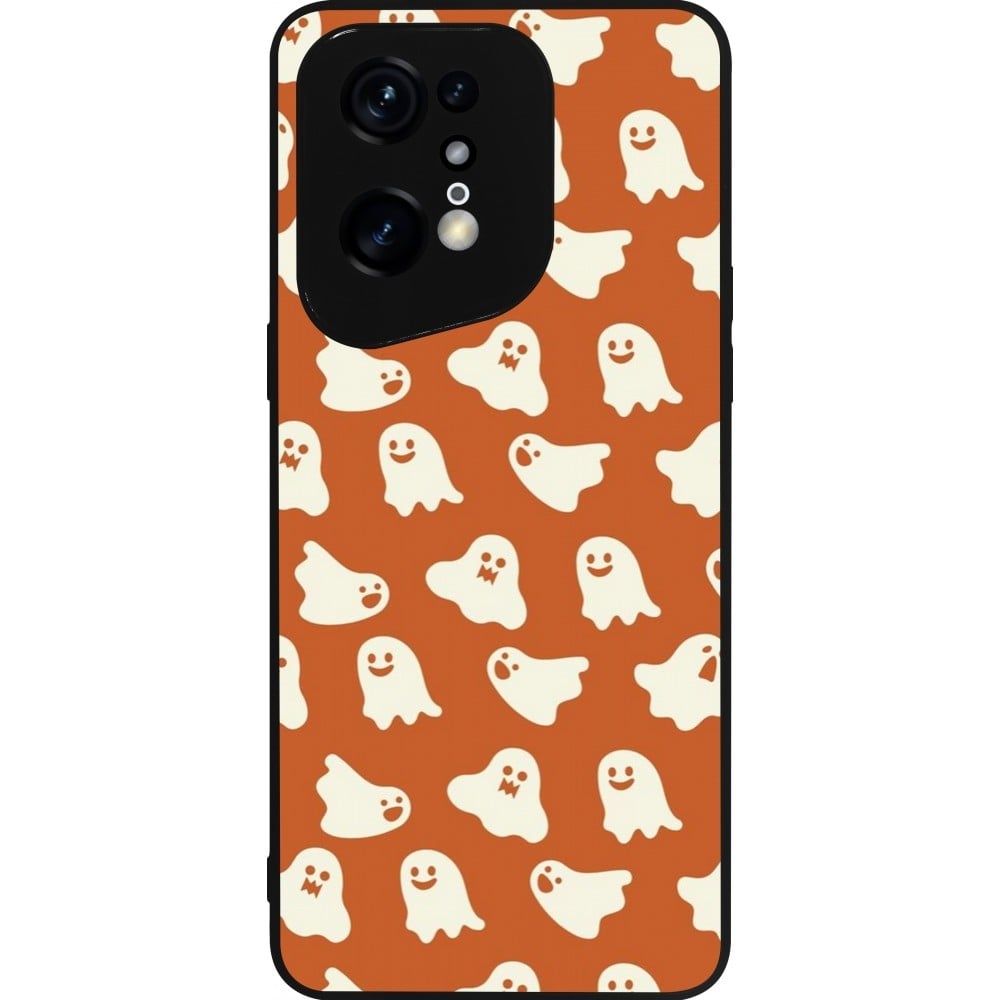 Coque OPPO Find X5 Pro - Silicone rigide noir Autumn 2024 mini ghosts