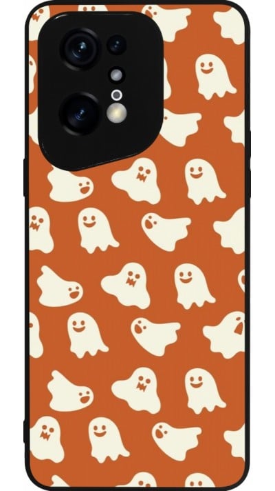 Coque OPPO Find X5 Pro - Silicone rigide noir Autumn 2024 mini ghosts