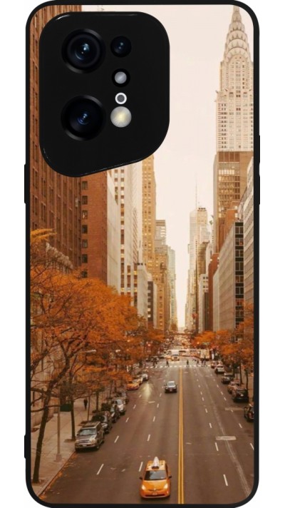 Coque OPPO Find X5 Pro - Silicone rigide noir Autumn 2024 New York city