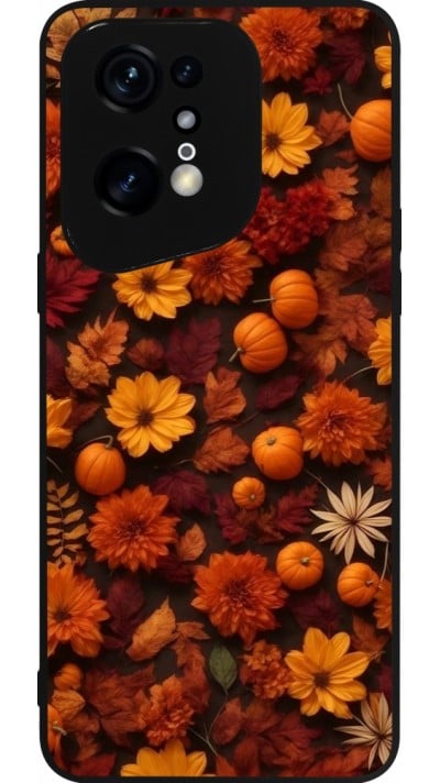 Coque OPPO Find X5 Pro - Silicone rigide noir Autumn 2024 potpourri