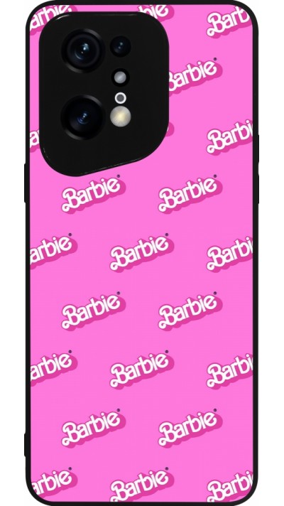 Coque OPPO Find X5 Pro - Silicone rigide noir Barbie Pattern