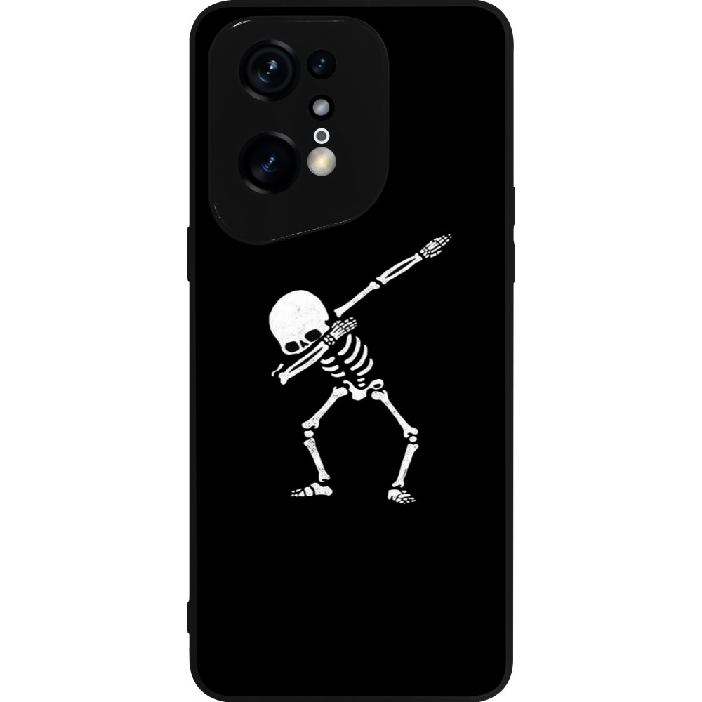 Coque OPPO Find X5 Pro - Silicone rigide noir Halloween 19 09