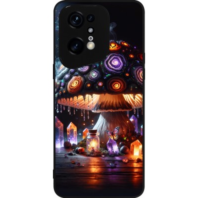 Coque OPPO Find X5 Pro - Silicone rigide noir Halloween Potion Magic