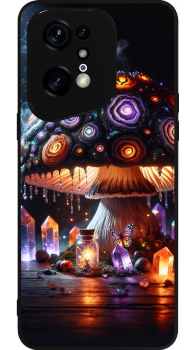 Coque OPPO Find X5 Pro - Silicone rigide noir Halloween Potion Magic