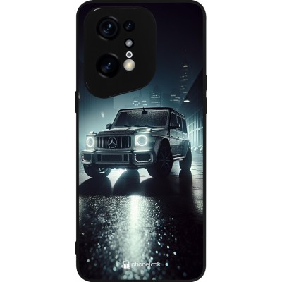 Coque OPPO Find X5 Pro - Silicone rigide noir Mercedes G AMG Night