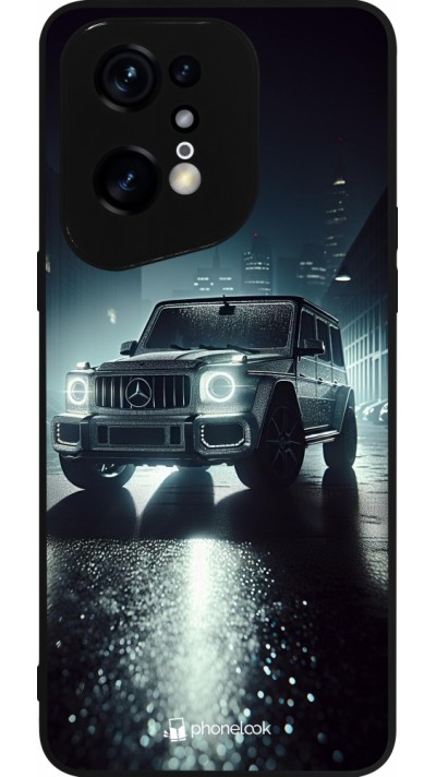 Coque OPPO Find X5 Pro - Silicone rigide noir Mercedes G AMG Night