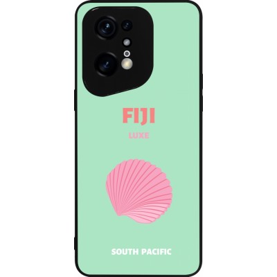 Coque OPPO Find X5 Pro - Silicone rigide noir Pop Summer Destination Fiji