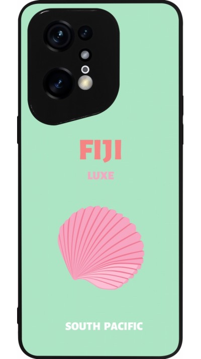 Coque OPPO Find X5 Pro - Silicone rigide noir Pop Summer Destination Fiji