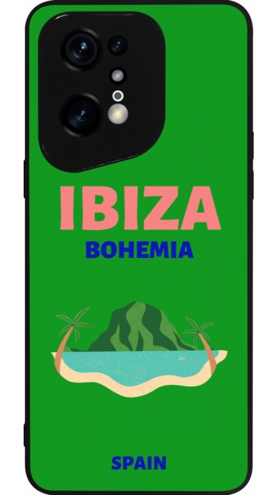 Coque OPPO Find X5 Pro - Silicone rigide noir Pop Summer Destination Ibiza