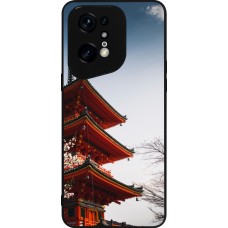 Coque OPPO Find X5 Pro - Silicone rigide noir Spring 23 Japan