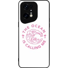 Coque OPPO Find X5 Pro - Silicone rigide noir The Ocean is calling me