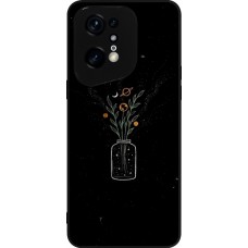 Coque OPPO Find X5 Pro - Silicone rigide noir Vase black