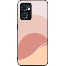 Coque OPPO Reno7 5G - Silicone rigide noir Autumn 22 abstract sunrise