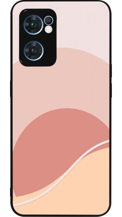 Coque OPPO Reno7 5G - Silicone rigide noir Autumn 22 abstract sunrise