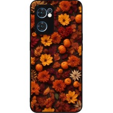 Coque OPPO Reno7 5G - Silicone rigide noir Autumn 2024 potpourri