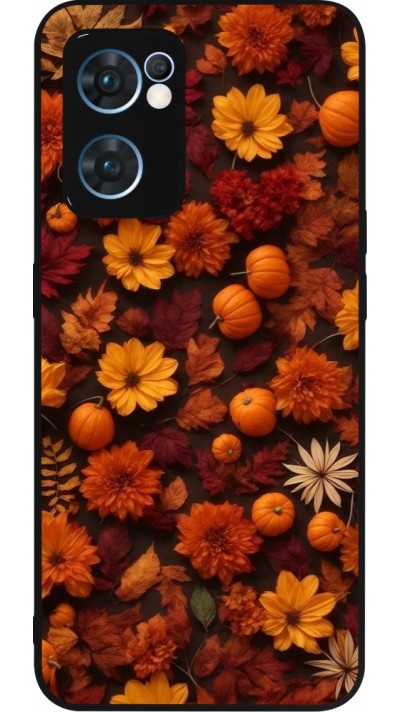 Coque OPPO Reno7 5G - Silicone rigide noir Autumn 2024 potpourri