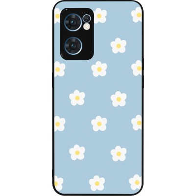 Coque OPPO Reno7 5G - Silicone rigide noir Easter 2024 daisy flower