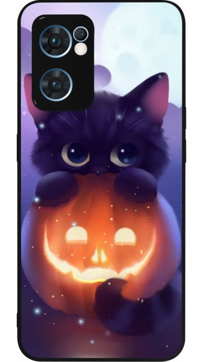 Coque OPPO Reno7 5G - Silicone rigide noir Halloween 17 15