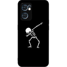 Coque OPPO Reno7 5G - Silicone rigide noir Halloween 19 09