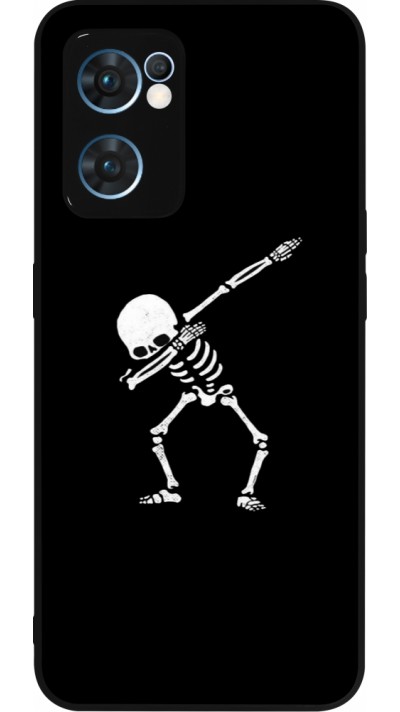 Coque OPPO Reno7 5G - Silicone rigide noir Halloween 19 09