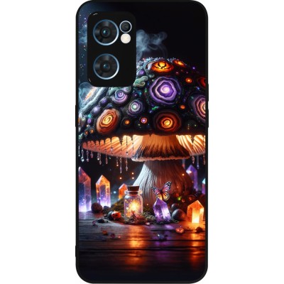 Coque OPPO Reno7 5G - Silicone rigide noir Halloween Potion Magic