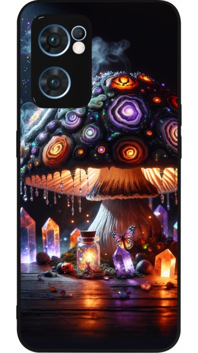 Coque OPPO Reno7 5G - Silicone rigide noir Halloween Potion Magic