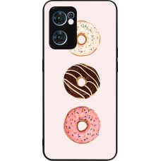 Coque OPPO Reno7 5G - Silicone rigide noir Spring 23 donuts