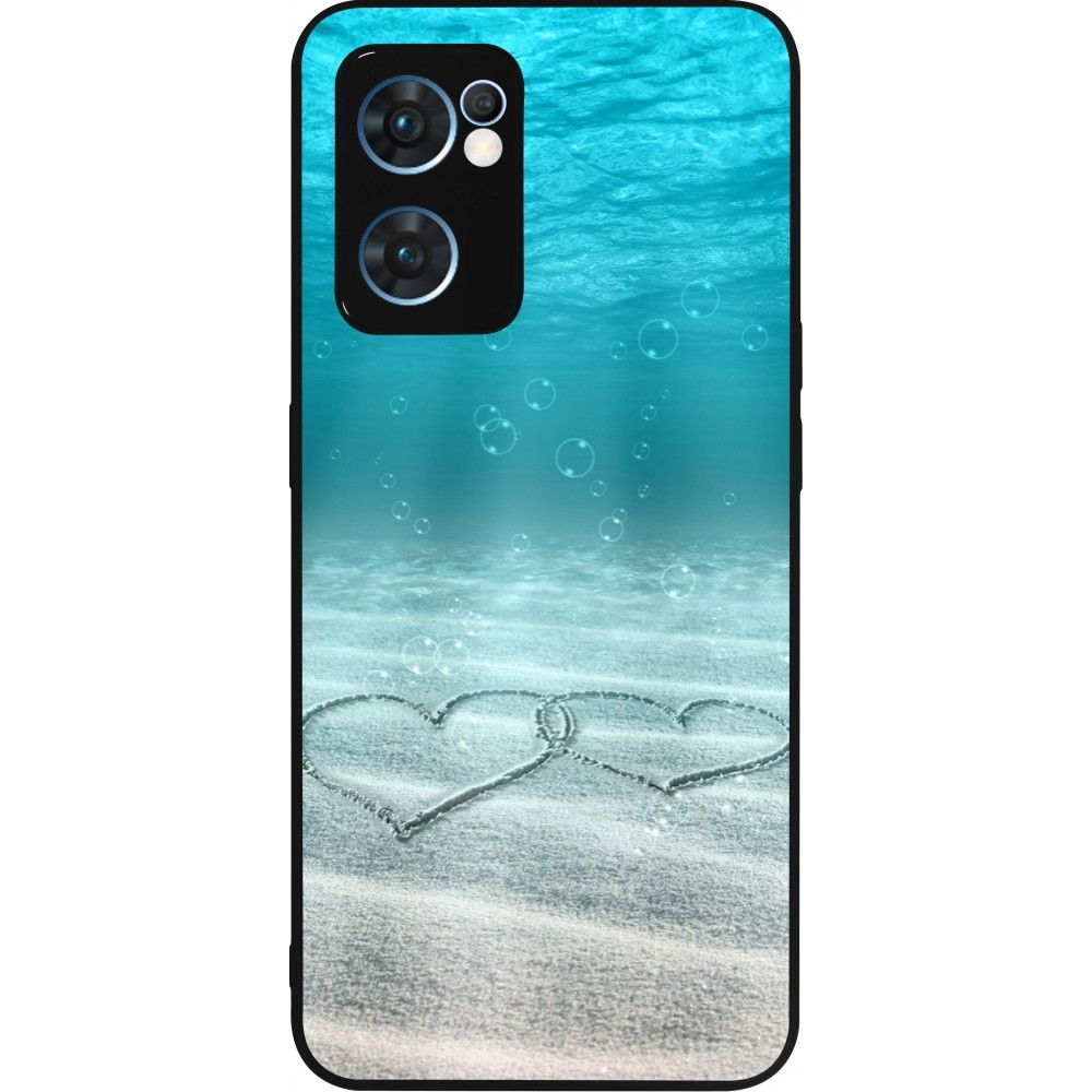 Coque OPPO Reno7 5G - Silicone rigide noir Summer 18 19