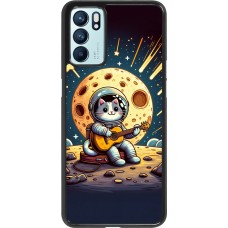 Coque OPPO Reno6 5G - AstroCat RockLune