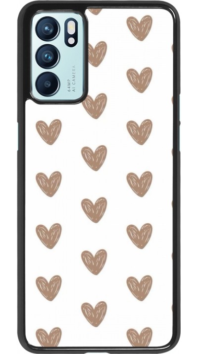 Coque OPPO Reno6 5G - Autumn 2024 brown hearts