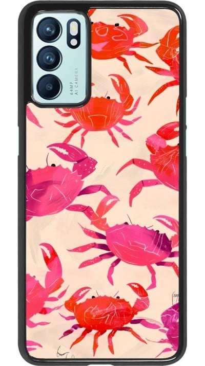 Coque OPPO Reno6 5G - Crabs Paint