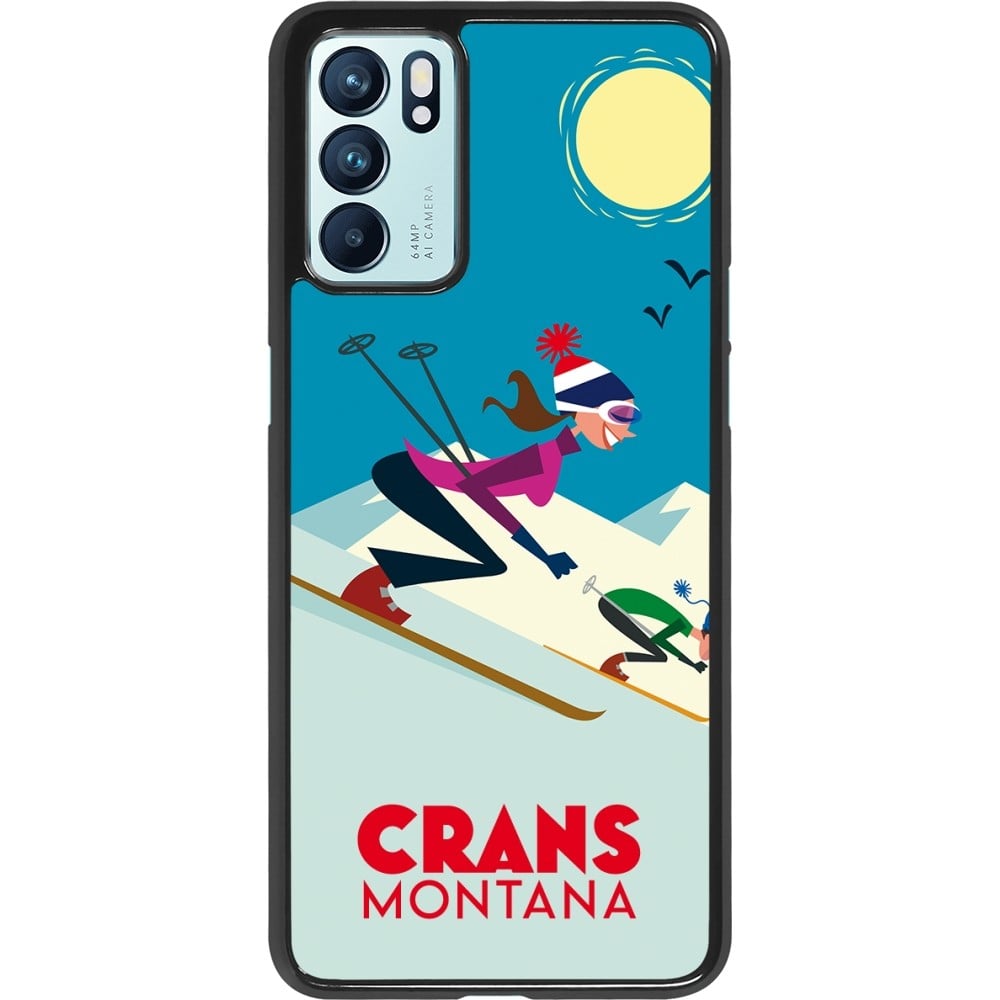 Coque Oppo Reno6 5G - Crans-Montana Ski Downhill