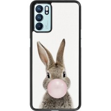 Coque OPPO Reno6 5G - Easter 2023 bubble gum bunny