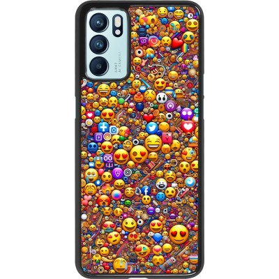 Coque OPPO Reno6 5G - Emoji mixed