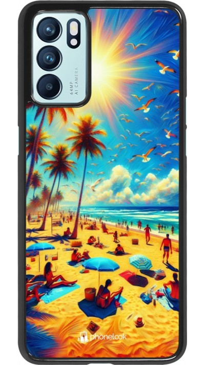 Coque OPPO Reno6 5G - Été Paradis Paint