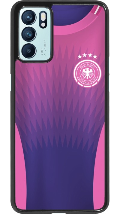 Coque OPPO Reno6 5G - Maillot de football Allemagne Extérieur personnalisable