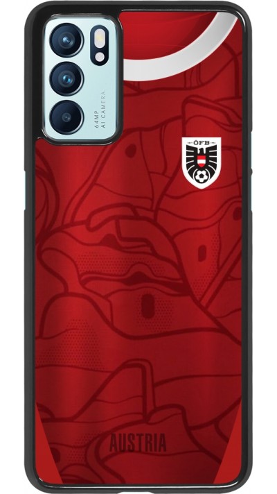 Coque OPPO Reno6 5G - Maillot de football Autriche personnalisable